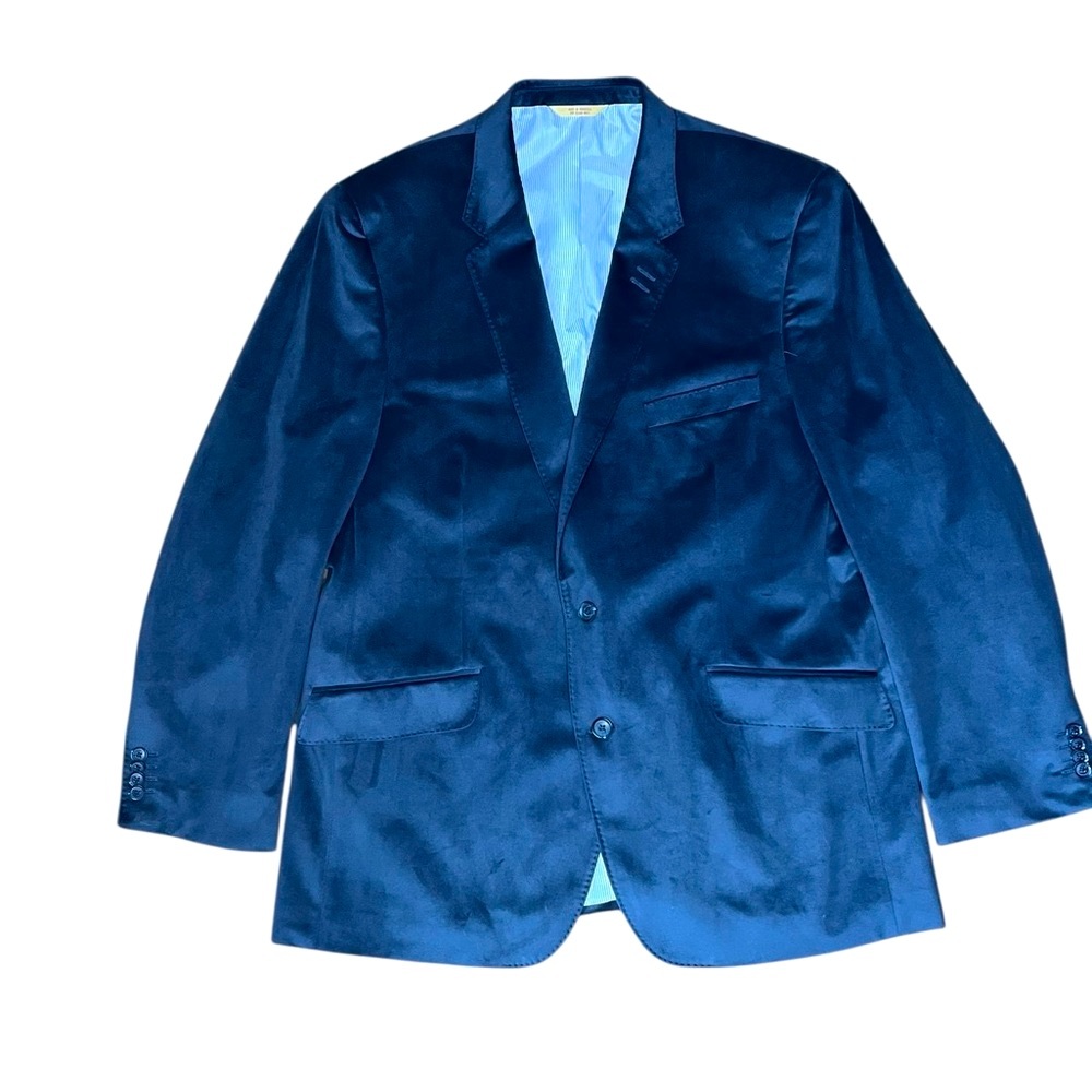 ~ MINT! 1926 Originals Haggar Blazer 100 %‎ Polyester Navy Inside and Out 4…